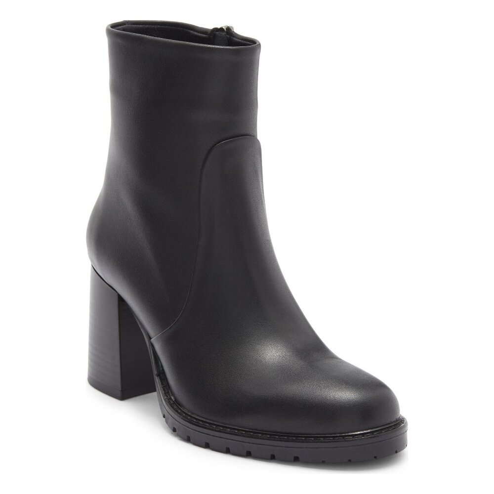 🆕 LA CANADIENNE Livon City Dry Waterproof Platform Leather Bootie 9 Black - Picture 6 of 16
